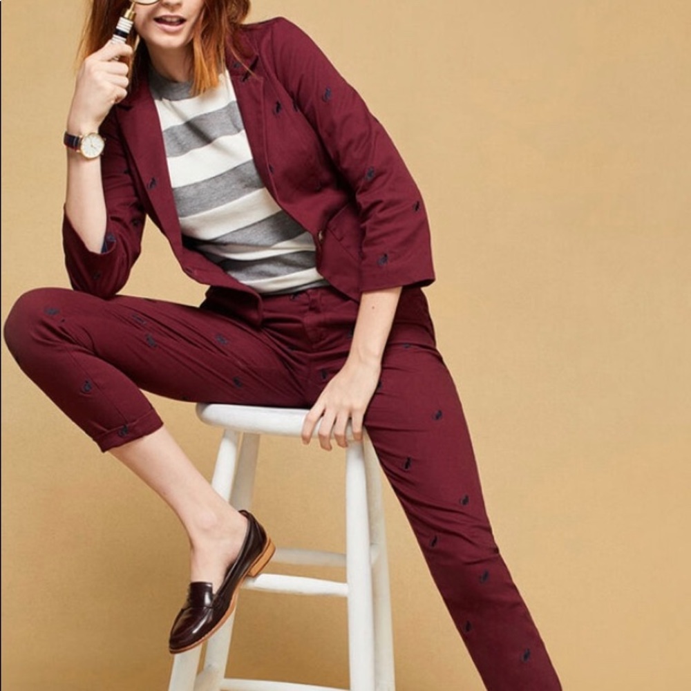 Legendary Lifestyle Suit in Maroon Cat